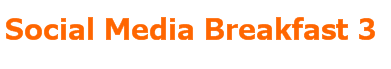 Logo for Social Media Breakfast 3